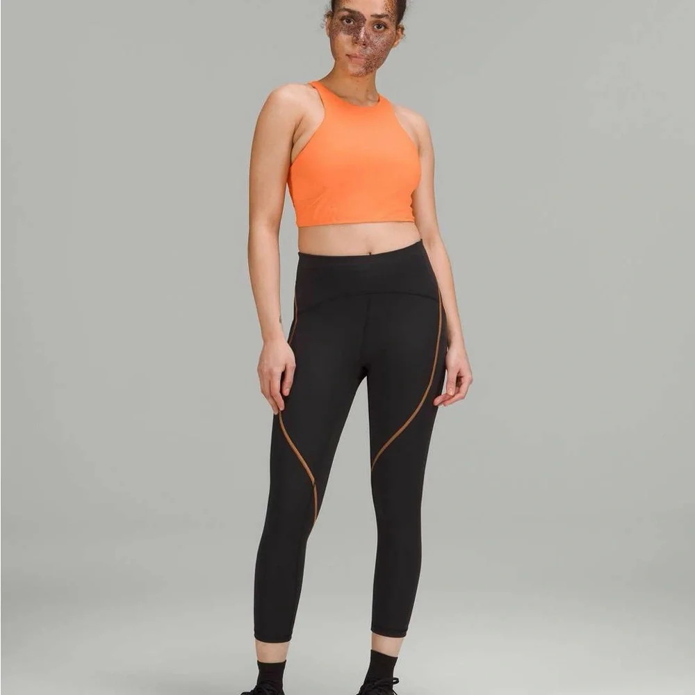 Lululemon Athletica Vibrant Orange Sports Bra